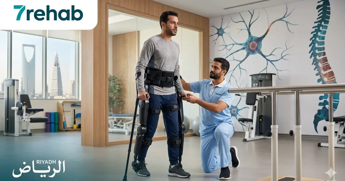 تأهيل إصابات الحبل الشوكي — مركز سبعة للتأهيل الطبي بالرياض