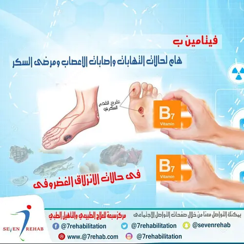 فيتامين ب هام لحالات التهابات واصابات الاعصاب ومرضى السكر
