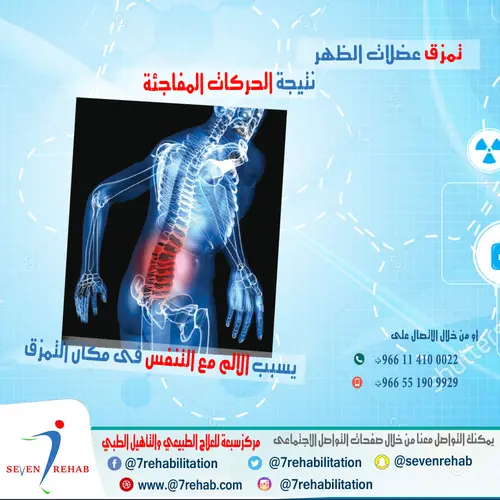 تمزق عضلات الظهر نتيجة الحركات المفاجئة يسبب الالم مع التنفس فى مكان التمزق